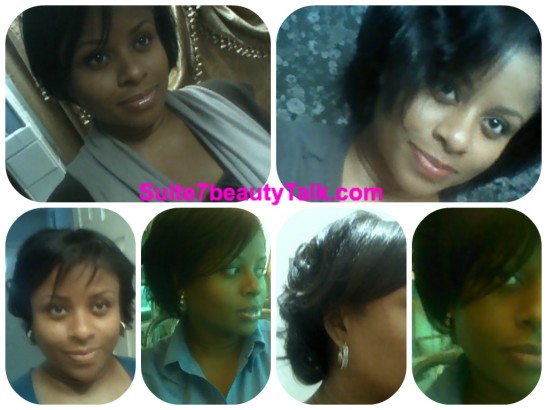 Some of my looks from my 21-month transitioning journey, all after the weave was removed. Growing out short hair is always challenging...